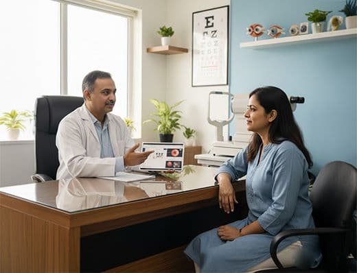 Eye Doctor Consultation