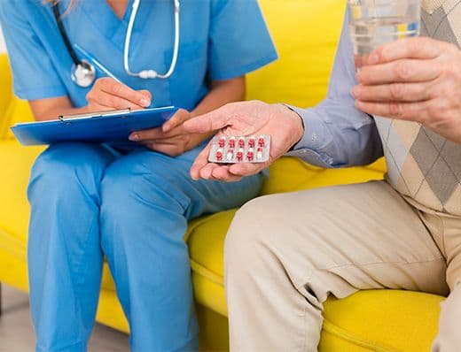 Assistance with ongoing treatment and follow-up medication needs